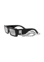 Dolce & Gabbana Zebra rectangle-frame sunglasses