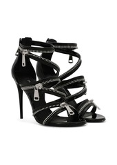 Dolce & Gabbana 105mm zip-detail sandals