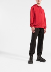 Dolce & Gabbana zip-front logo cotton hoodie