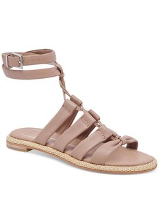 Dolce Vita Adison Womens Leather Buckle Gladiator Sandals