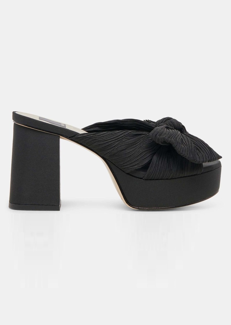 Dolce Vita Blare Heels Onyx Satin