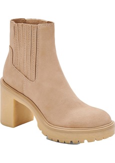 Dolce Vita Caster H2O Womens Lugged Sole Chelsea Boots