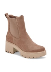 Dolce Vita Hawk H2O Waterproof Chelsea Boot in Mushroom Suede at Nordstrom Rack