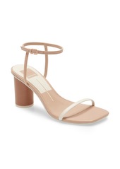Dolce Vita Naomey Strappy Statement Heel Sandal in Nude Multi Leather at Nordstrom