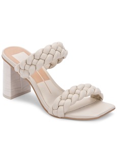 Dolce Vita Paily Braided Two-Band City Sandals - Ivory