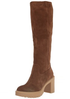 DOLCE VITA Women's Corry Fashion Boot DK Brown Suede H2O