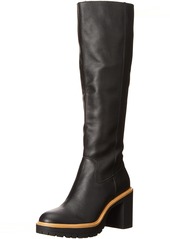 Dolce Vita Women's Corry Fashion Boot Onyx Leather H2O