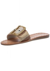 Dolce Vita Women's DASA Slide Sandal TAN MULTI RAFFIA