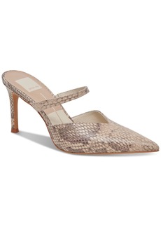 Dolce Vita Women's Kanika Slip-On Pointed-Toe Pumps - Sand Snake Embossed Leather