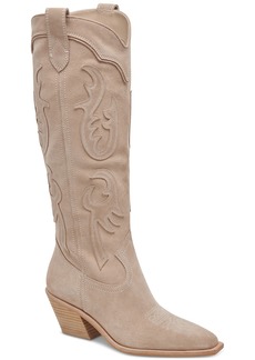 Dolce Vita Women's Samsin Tall Western Boots - Taupe