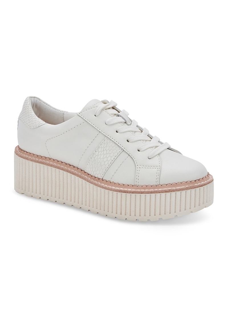 Dolce Vita Women's Tiger Lace Up Platform Sneakers