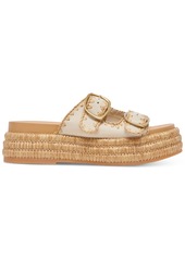 Dolce Vita Women's Wanika Footbed Espadrille Platform Sandals - Sand Nubuck