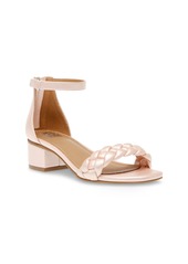 DV by Dolce Vita DV Dolce Vita Braided Strap Ankle Strap Sandal in Pink Metallic at Nordstrom Rack