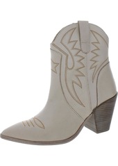 Dolce Vita Ginni Womens Embroidered Pointed toe Cowboy, Western Boots