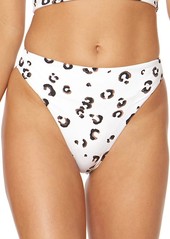 Dolce Vita Leopard High-Waist Bikini Bottom