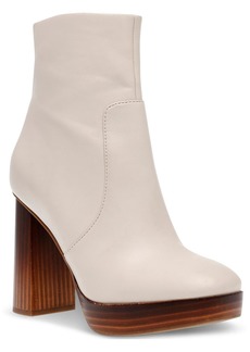 Dolce Vita Marigold Womens Faux Leather Stacked Heel Ankle Boots