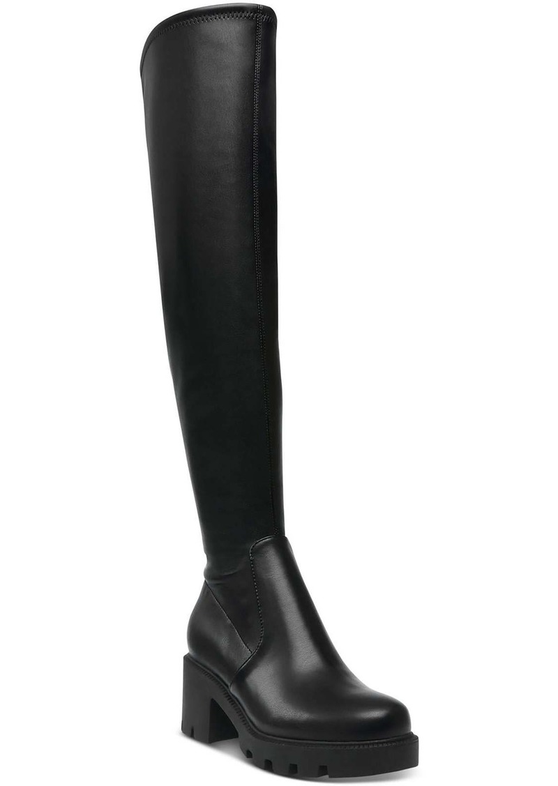 Dolce Vita Nitro Womens Faux Leather Tall Over-The-Knee Boots