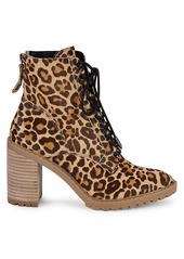 Dolce Vita Norma Leopard Leather & Dyed Calf Hair Boots