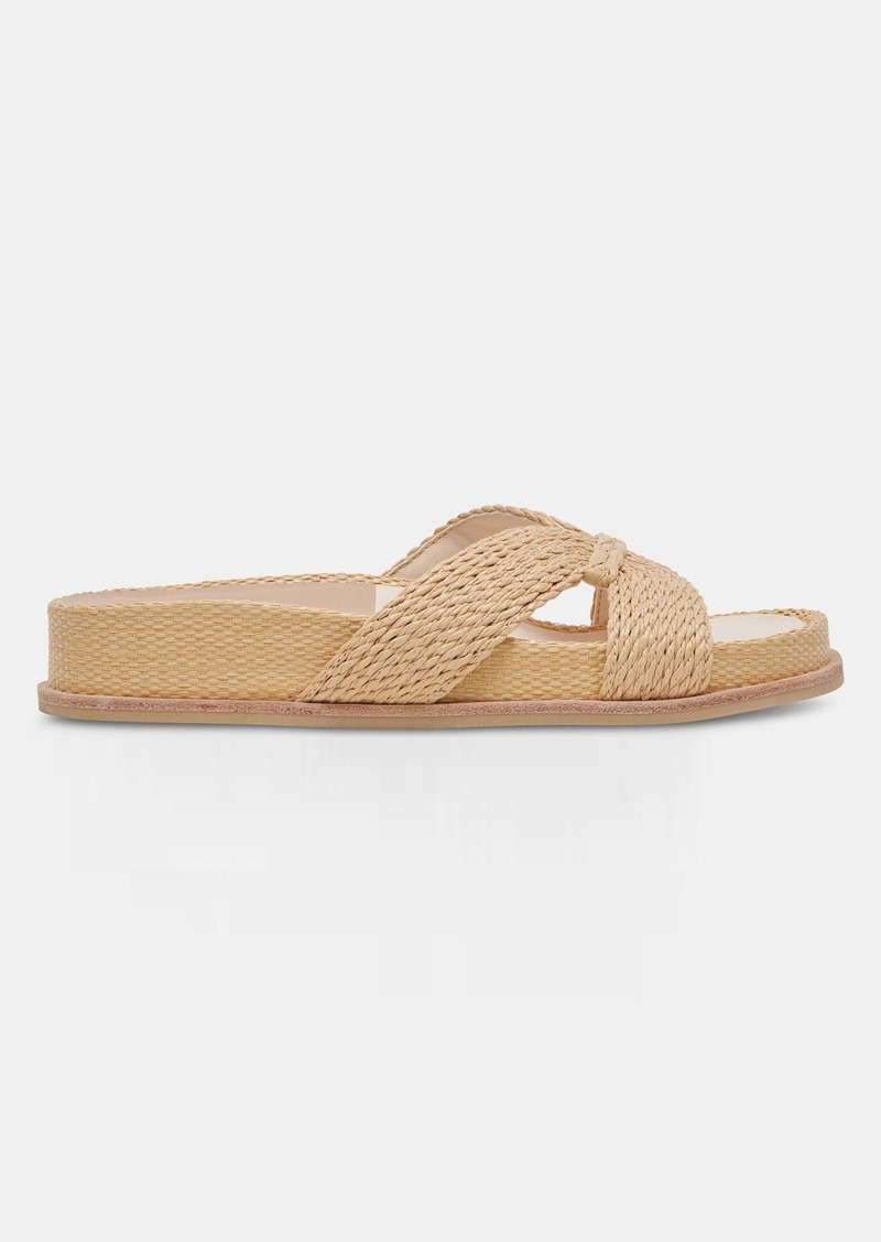 Dolce Vita Selda Sandals Lt Natural Raffia