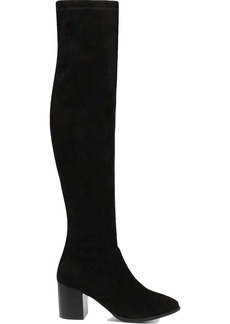 Dolce Vita Trude Womens Faux-Suede Block-Heel Over-The-Knee Boots