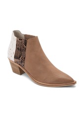 Dolce Vita Shana Pointed Toe Ankle Boot in Taupe Multi Calf Hair at Nordstrom