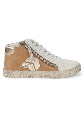 Dolce Vita Zonya Leather High-Top Sneakers