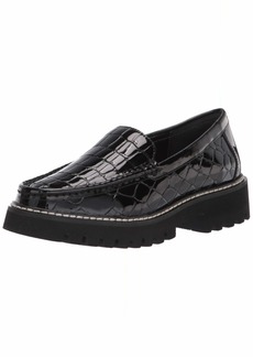 Donald J Pliner Donald Pliner Women's HOPE Loafer – Leather Croco Patent Upper - Loafers for Women Designer Loafer Shoes Classic Loafers Women’s Loafer Shoes Women’s Dress Loafers