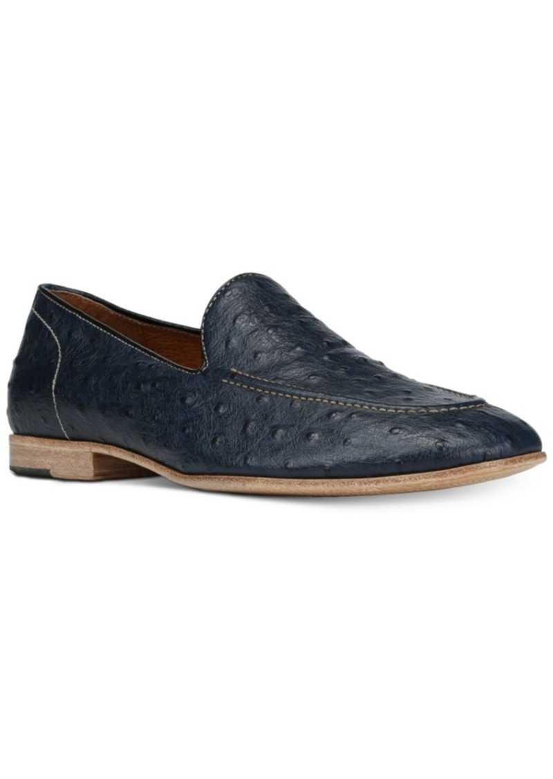 Mathis Ostrich Embossed Loafers 