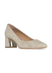 Donald J Pliner Donald Pliner Metallic Snakeskin Print Pump