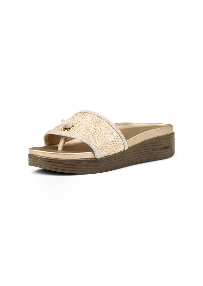 Donald J Pliner Donald Pliner Women's Farrah Raffia Slide Sandal