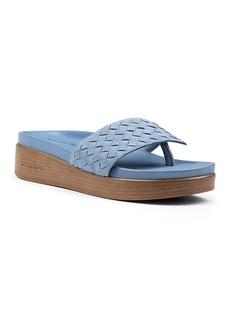 Donald J Pliner Donald Pliner Women's Woven Thong Wedge Sandals