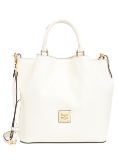 Dooney & Bourke Small Barlow Leather Top Handle Bag in Off White at Nordstrom Rack