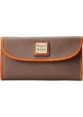 Dooney & Bourke Pebble Leather New SLGS Continental Clutch