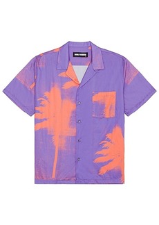 DOUBLE RAINBOUU SS Hawaiian Shirt in Bikinni Kill Purple