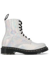 Dr. Martens 101 metallic lace-up boots