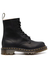 Dr. Martens 1460 Serena faux shearling-lined ankle boots