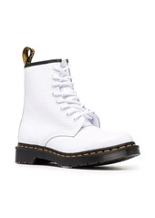 Dr. Martens 1460 white lace-up boots