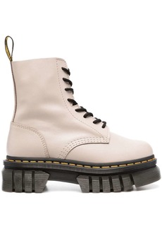 Dr. Martens Audrick 8-Eyeye Lux leather ankle boots