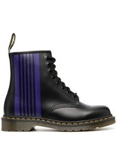 Dr. Martens butterfly stripe ankle boots