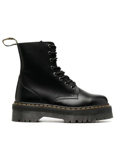 Dr. Martens chunky lace-up leather boots