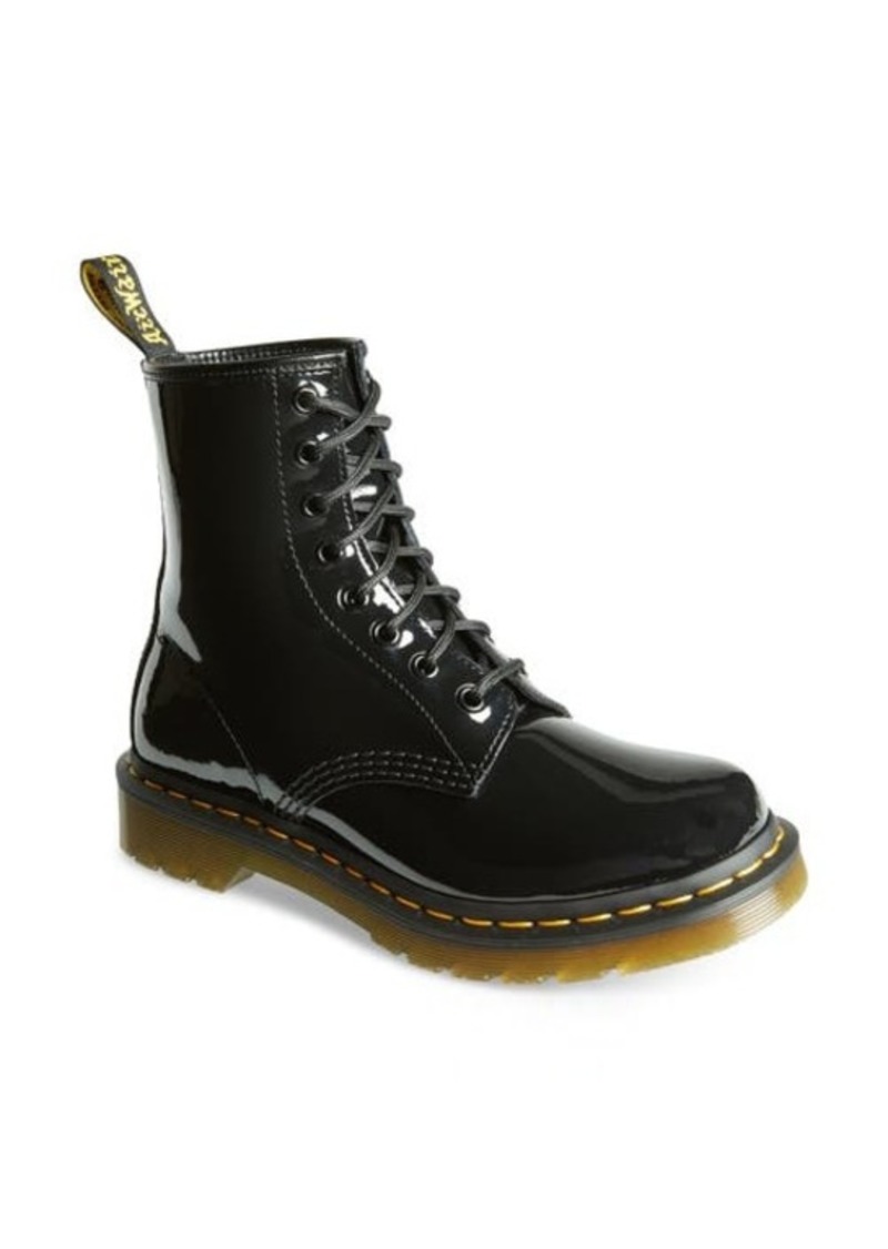 Dr. Martens '1460' Boot in Black Patent Leather at Nordstrom