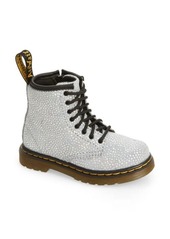 Dr. Martens 1460 Spot Lace-Up Bootie in Silver at Nordstrom