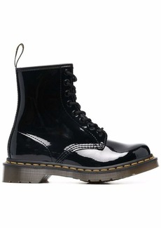 DR. MARTENS 1460W  leather lace up ankle boots