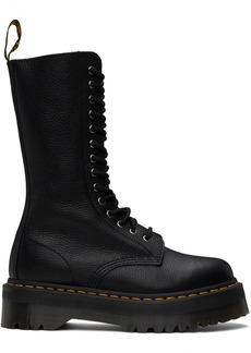 Dr. Martens Black 1B99 Pisa Leather Lace Up Boots