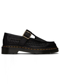 Dr. Martens Black Adrian T-Bar Leather Loafers