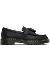 Dr. Martens Black Adrian Yellow Stitch Loafers