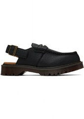 Dr. Martens Black Penton Slingback Loafers