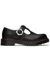 Dr. Martens Black Polley Flower Loafers