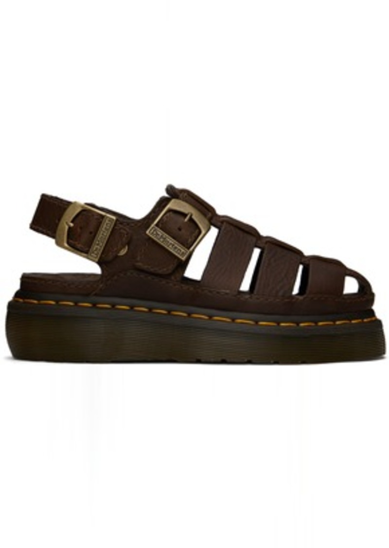 Dr. Martens Brown Wrenlie Sandals