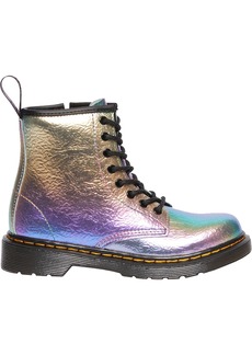 Dr. Martens Junior Multi Rainbow Crinkle Boot, Boys', Size 4, Glitter Rainbows
